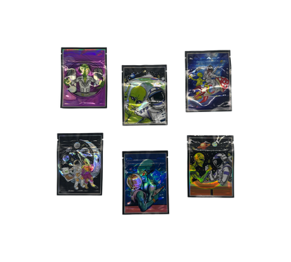 10x Space Mix – leere PE Verpackungen
