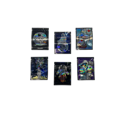 10x Space Mix - leere PE Verpackungen