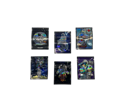 10x Space Mix - leere PE Verpackungen