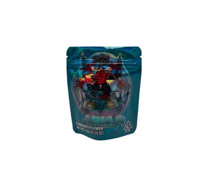 10x Red Rotten - leere PE Verpackungen