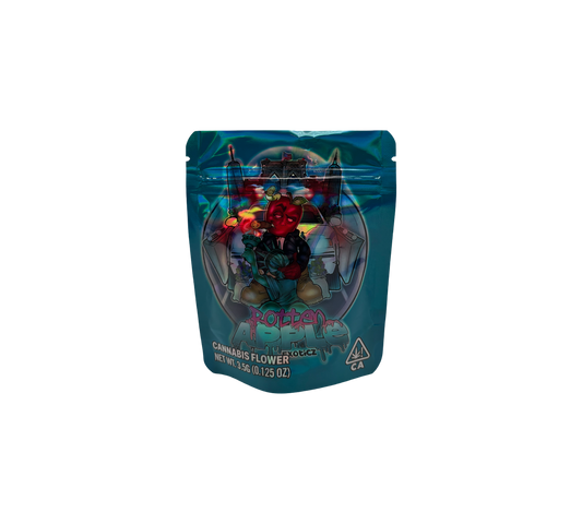 10x Red Rotten - leere PE Verpackungen