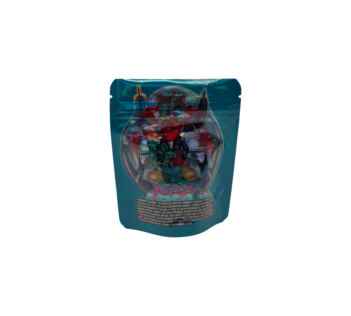 10x Red Rotten - leere PE Verpackungen