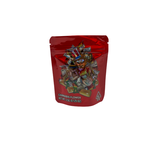 10x Red Gambler - leere PE Verpackungen