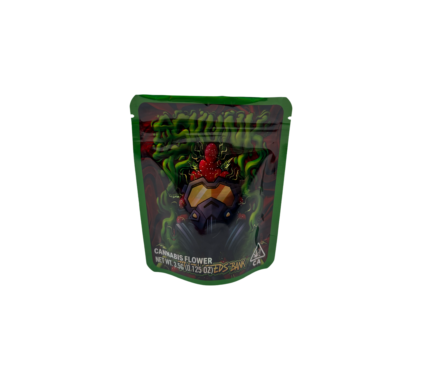 10x Green Skunk - leere PE Verpackungen