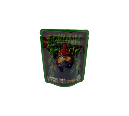 10x Green Skunk - leere PE Verpackungen