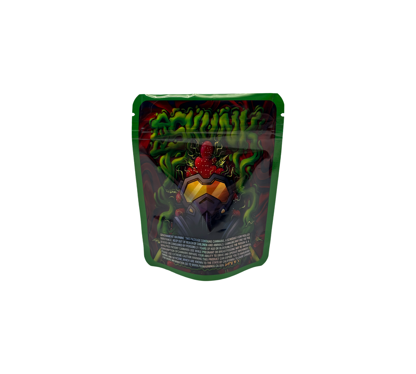 10x Green Skunk - leere PE Verpackungen
