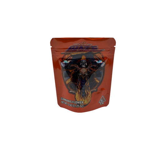 10x Orange Ghost - leere PE Verpackungen