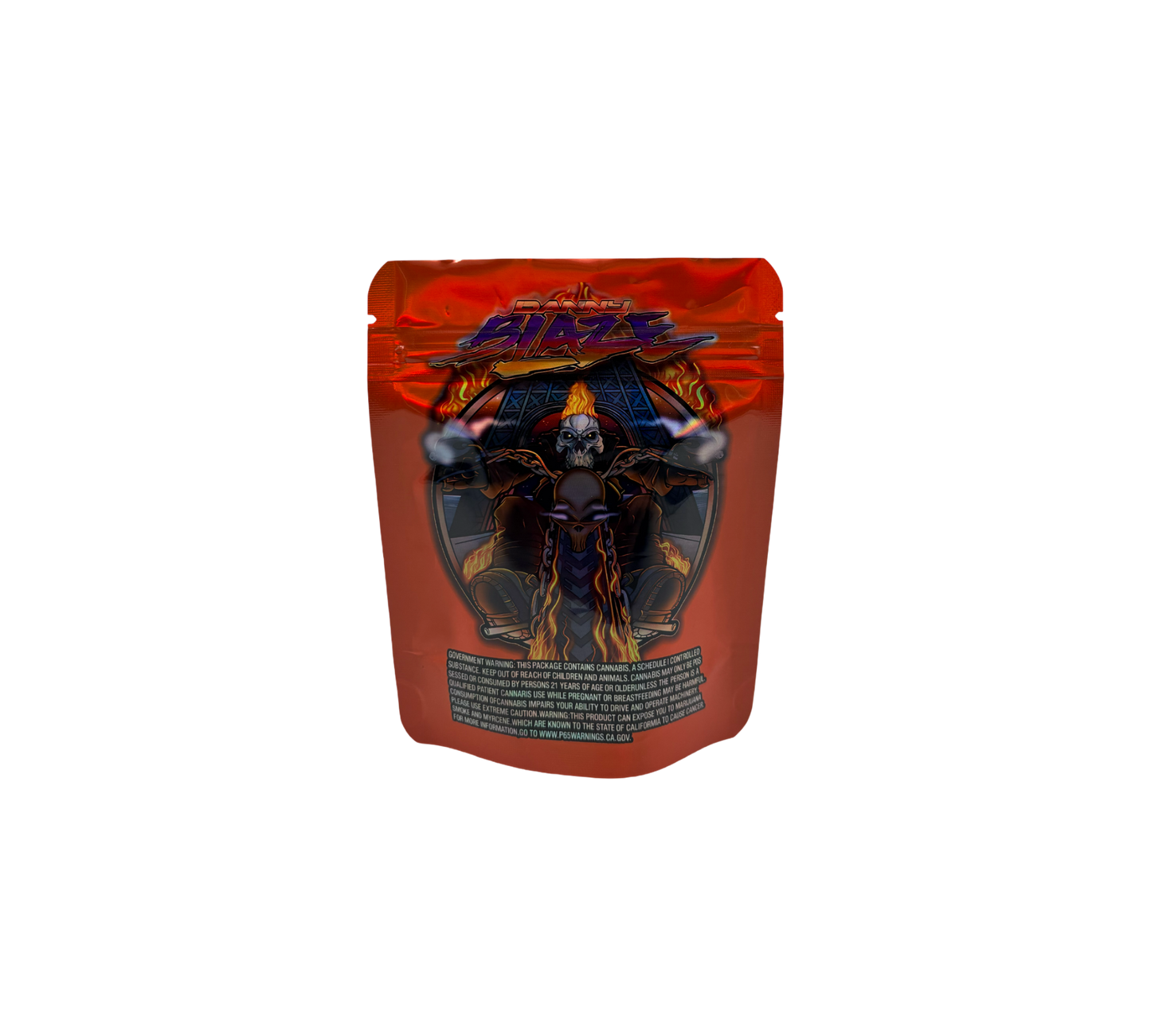10x Orange Ghost - leere PE Verpackungen