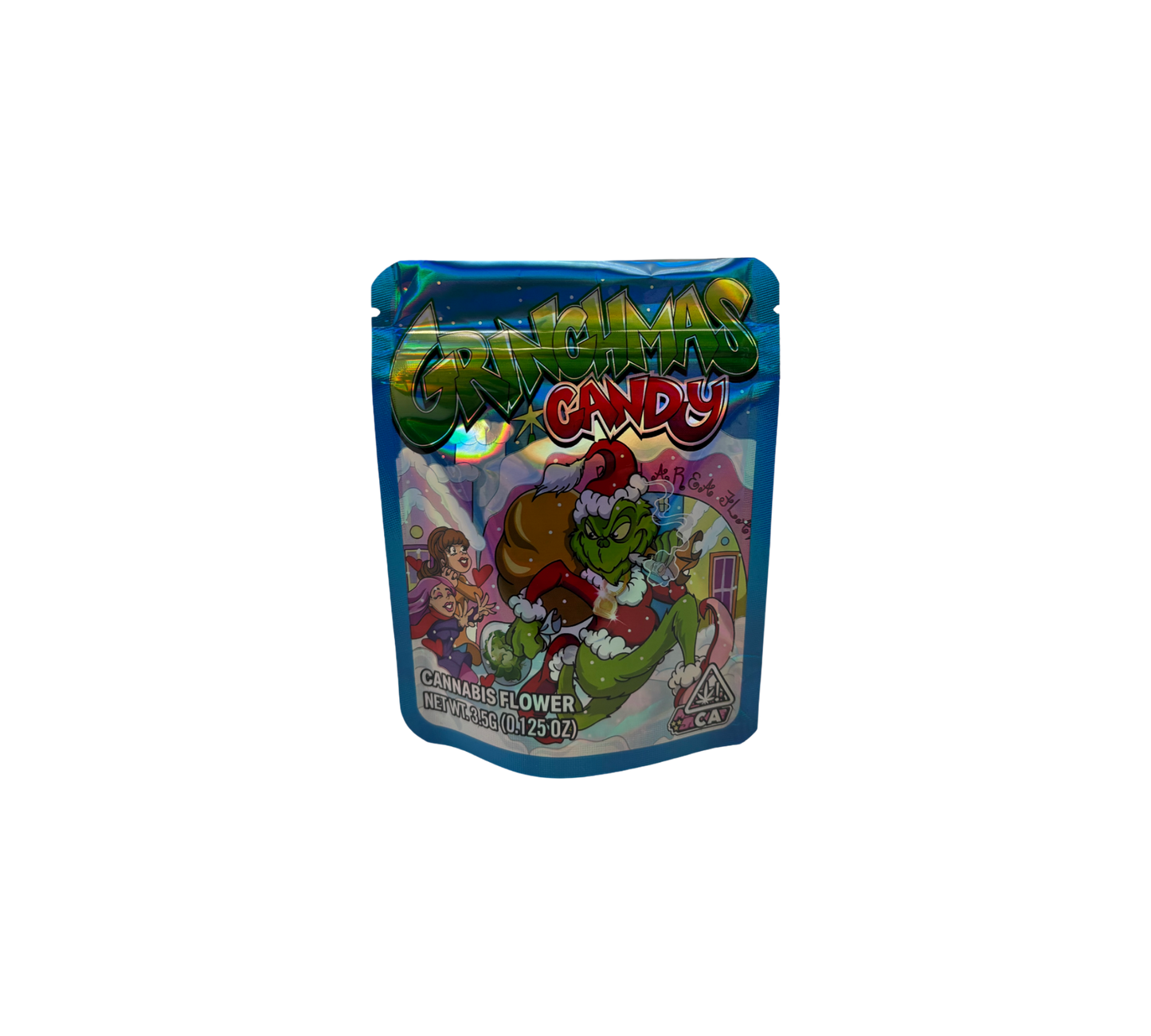 10x Grinchmas - leere PE Verpackungen