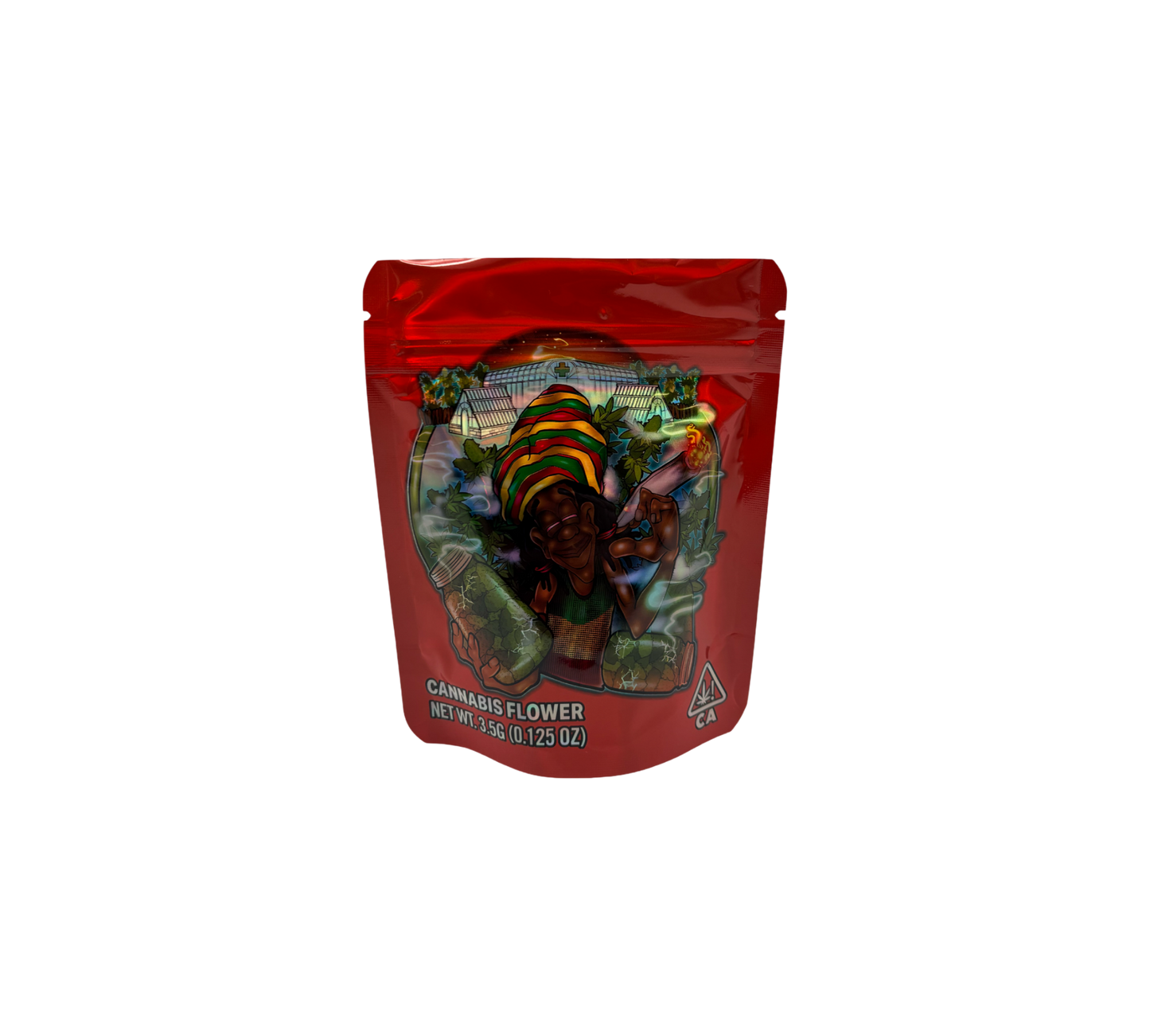 10x Orange Dude - leere PE Verpackungen