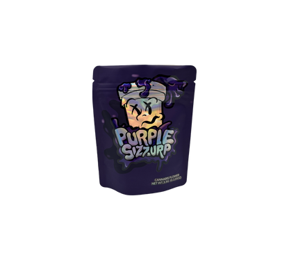 10x Purple Sizzurp - leere PE Verpackungen