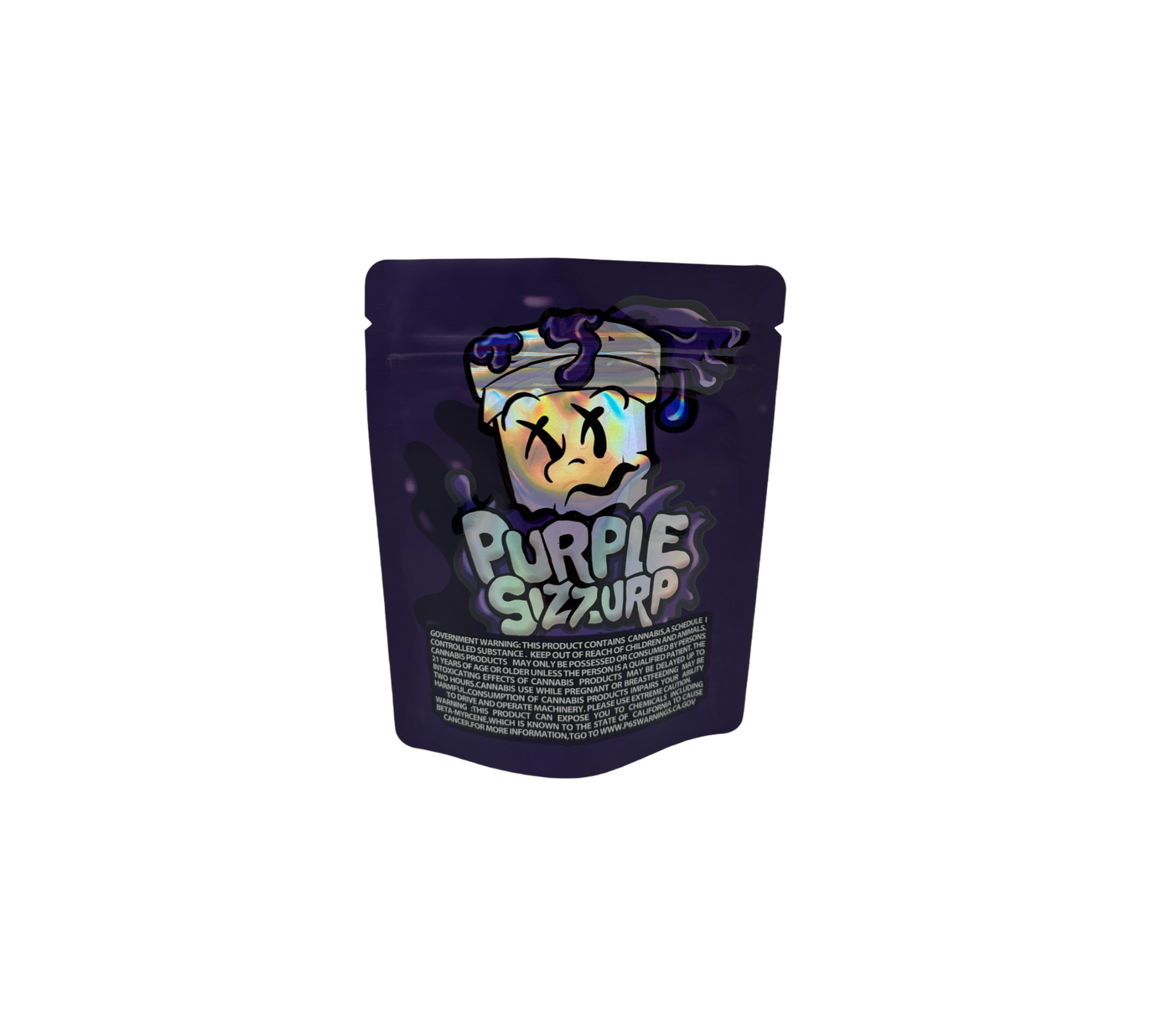 10x Purple Sizzurp - leere PE Verpackungen