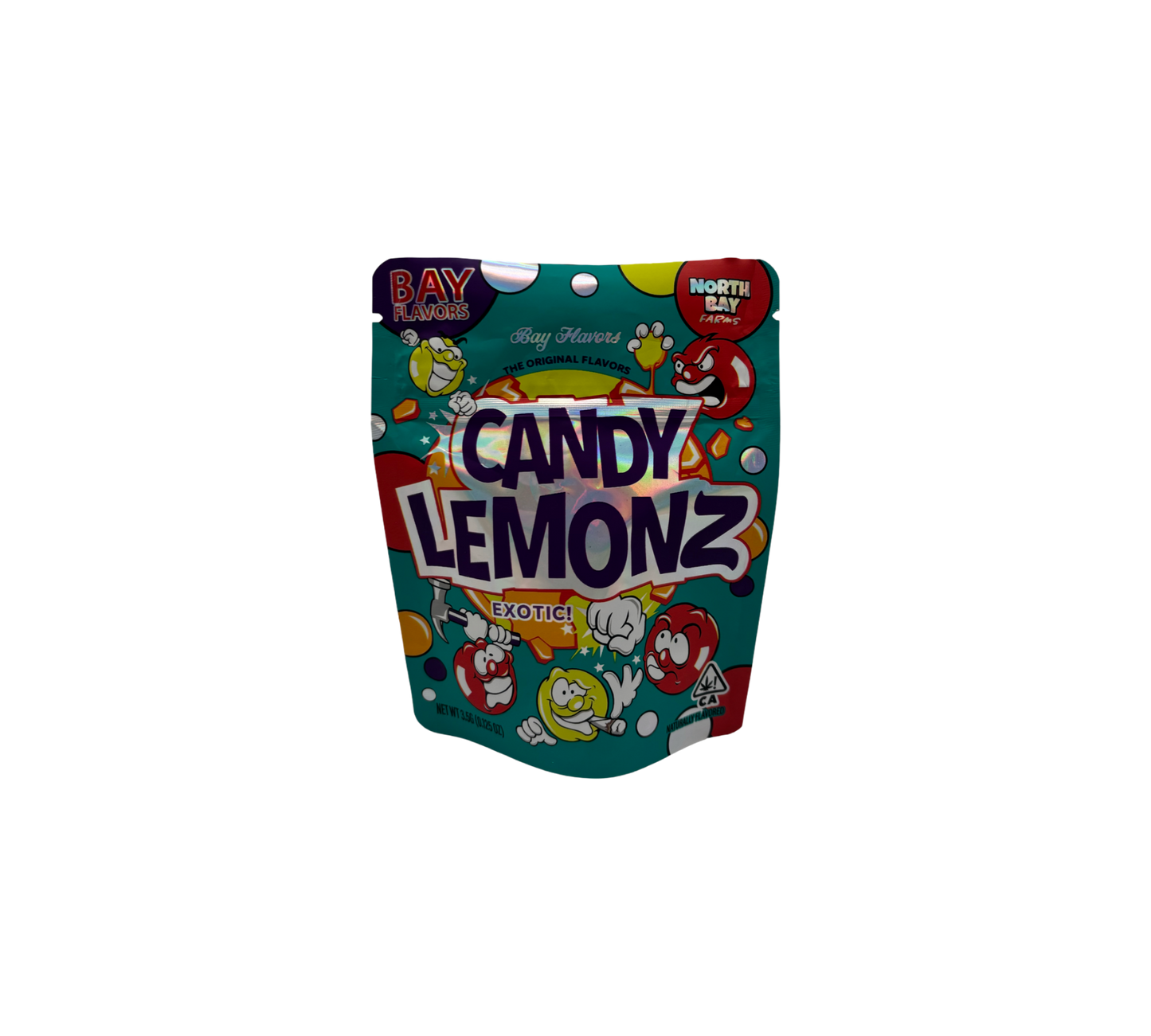 10x Candy Lemonz - leere PE Verpackungen