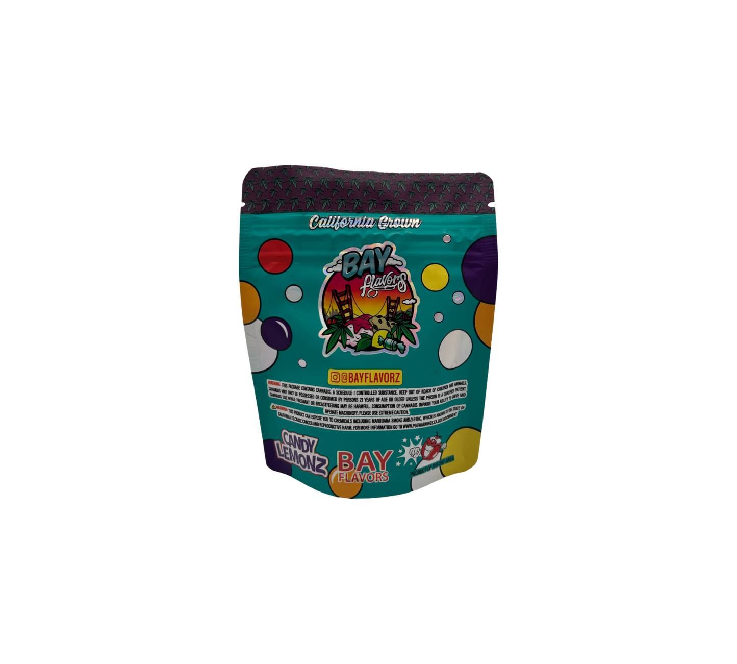10x Candy Lemonz - leere PE Verpackungen