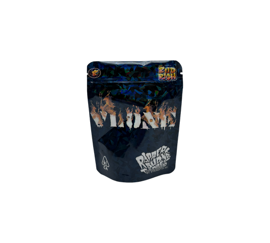 10x Black V - leere PE Verpackungen