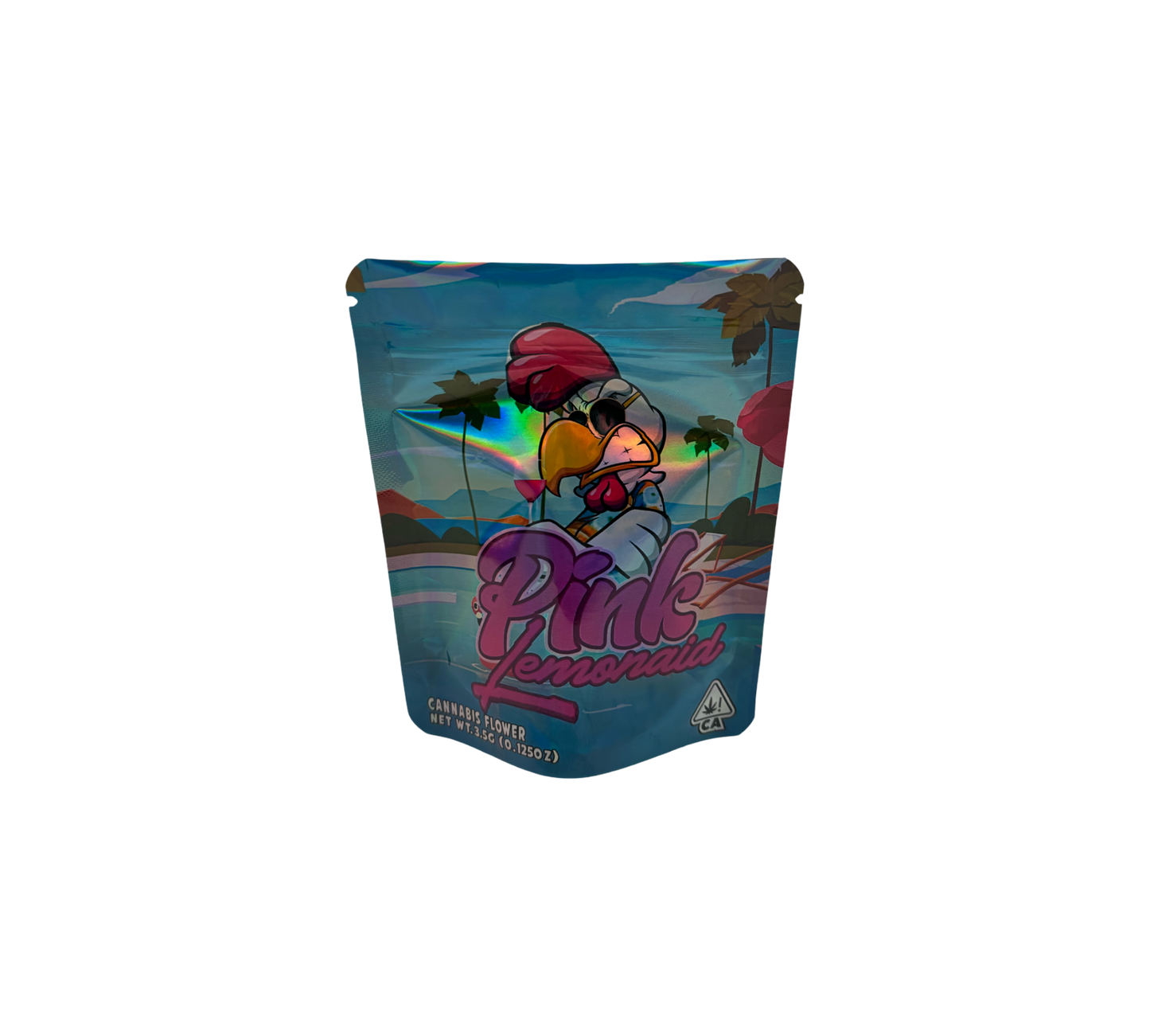 10x Pink Lemon - leere PE Verpackungen