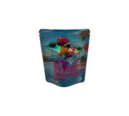 10x Pink Lemon - leere PE Verpackungen