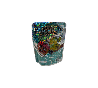 10x Blue Watjpia - leere PE Verpackungen