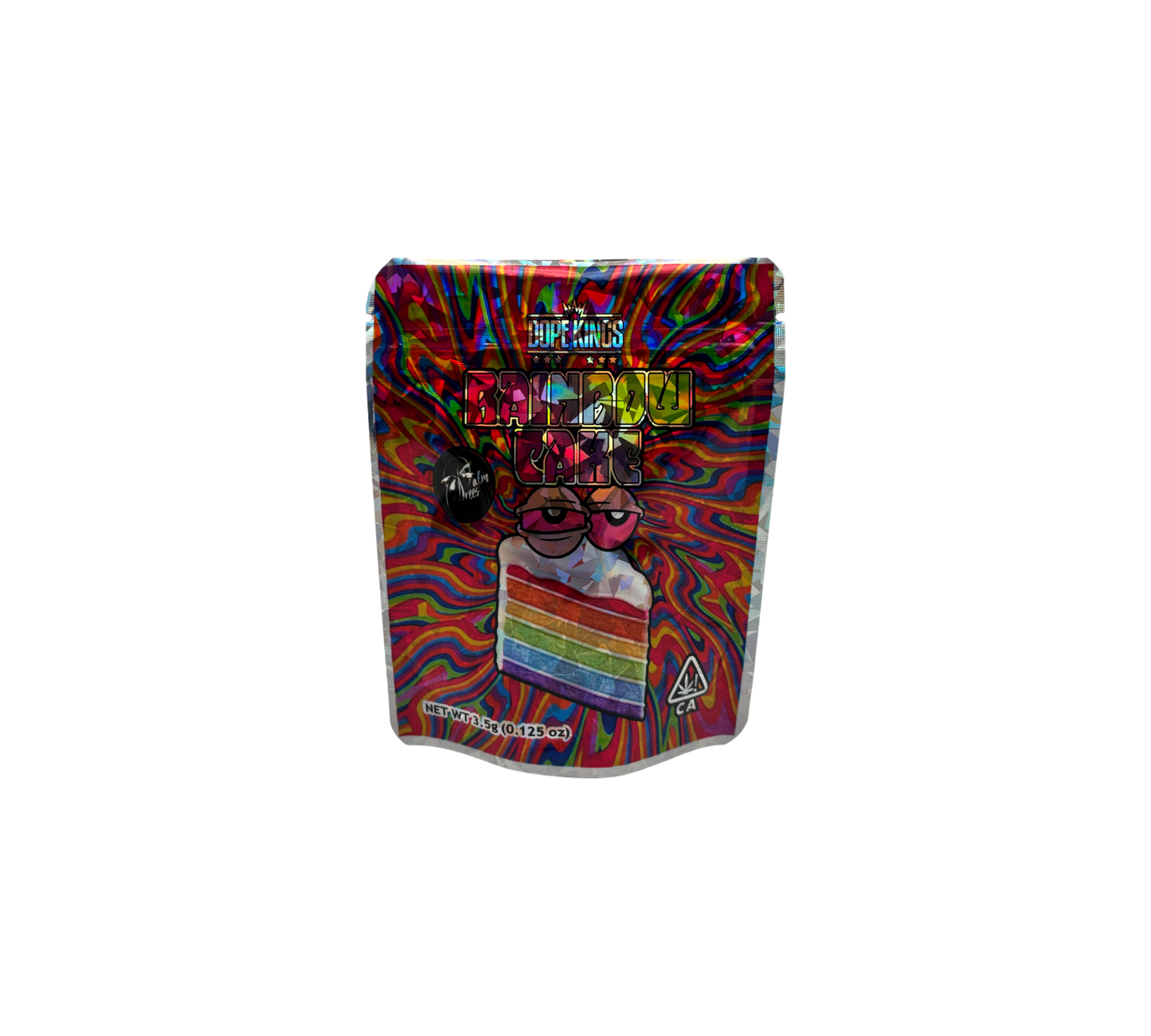 10x Rainbow Cake - leere PE Verpackungen