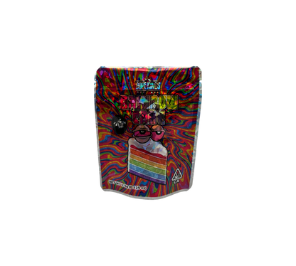 10x Rainbow Cake - leere PE Verpackungen