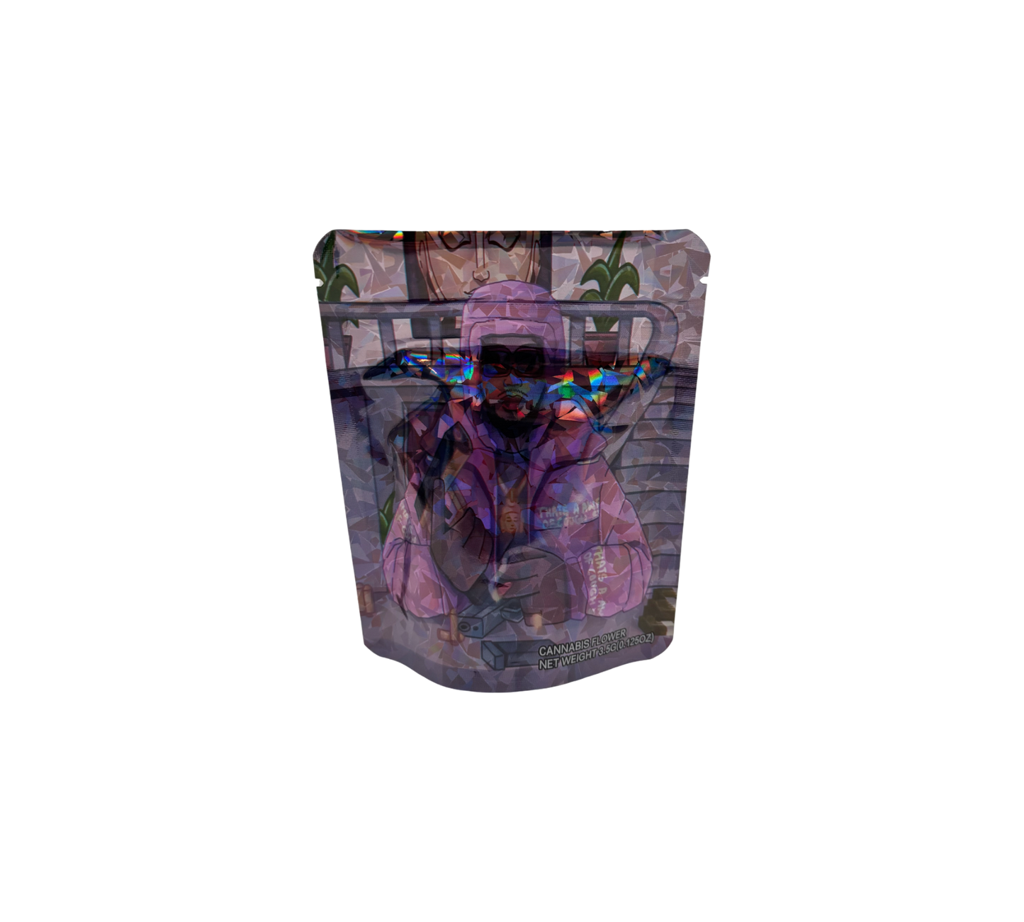10x Purple Boss - leere PE Verpackungen