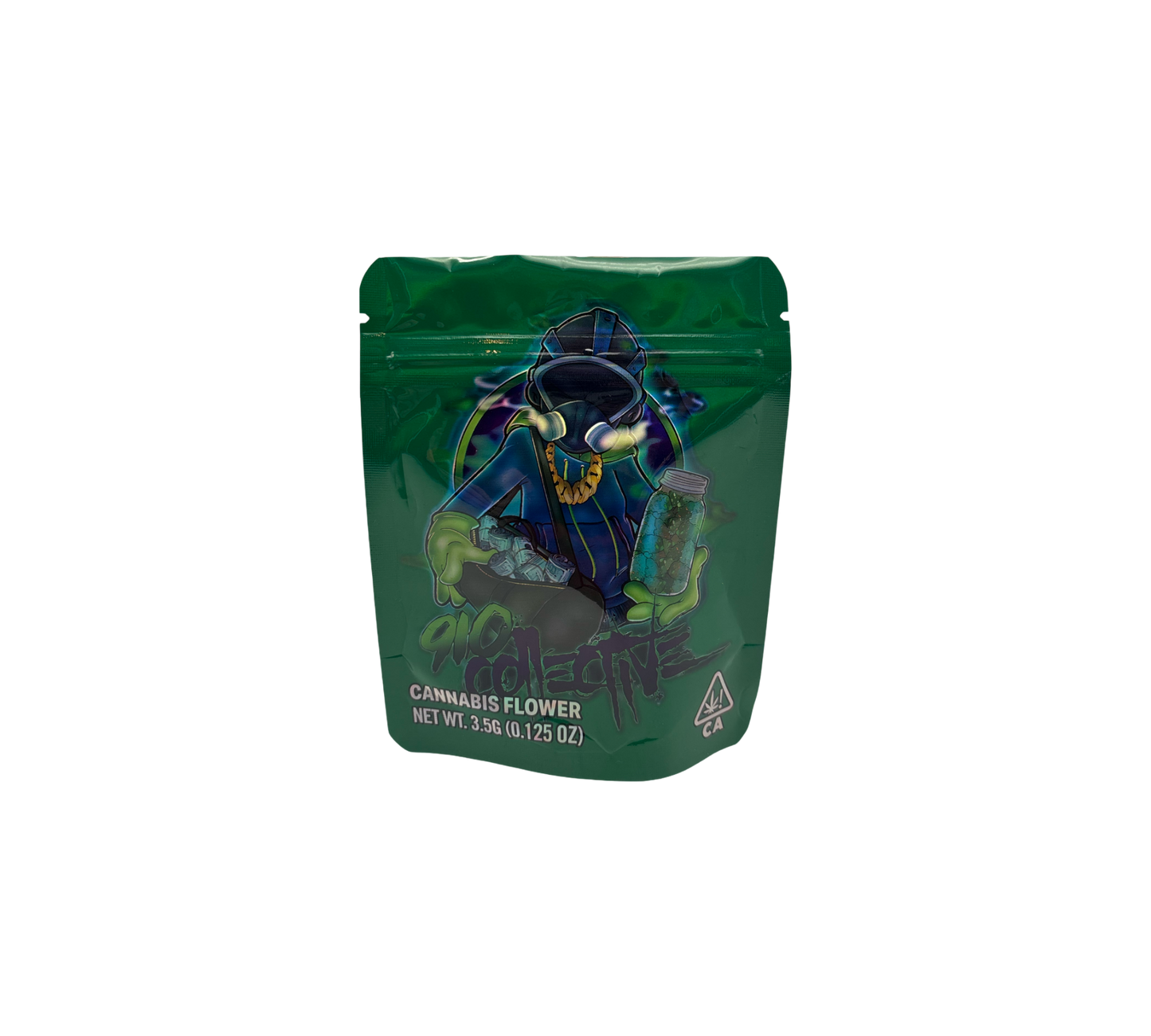 10x Green OG - leere PE Verpackungen