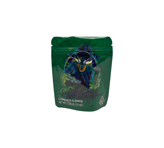 10x Green OG - leere PE Verpackungen