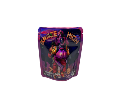 10x Purple Space - leere PE Verpackungen