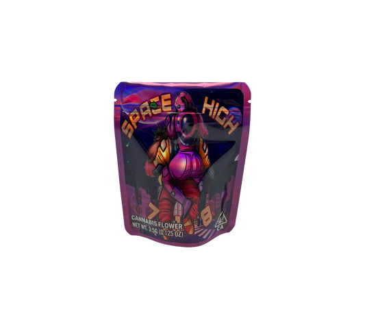 10x Purple Space - leere PE Verpackungen