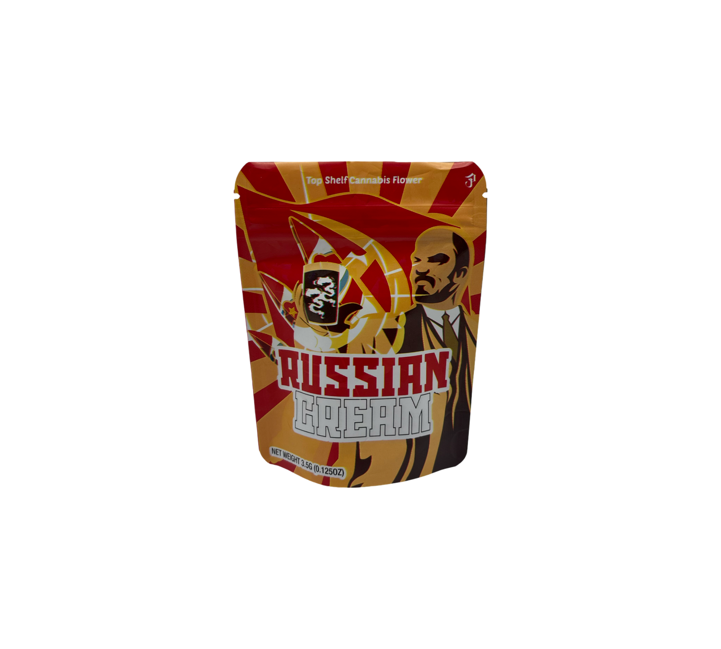 10x Russian Cream - leere PE Verpackungen