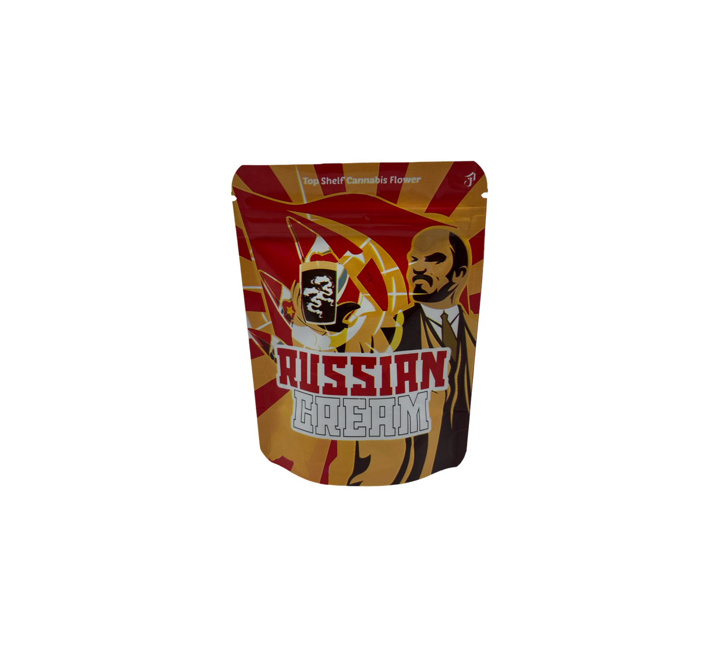 10x Russian Cream - leere PE Verpackungen