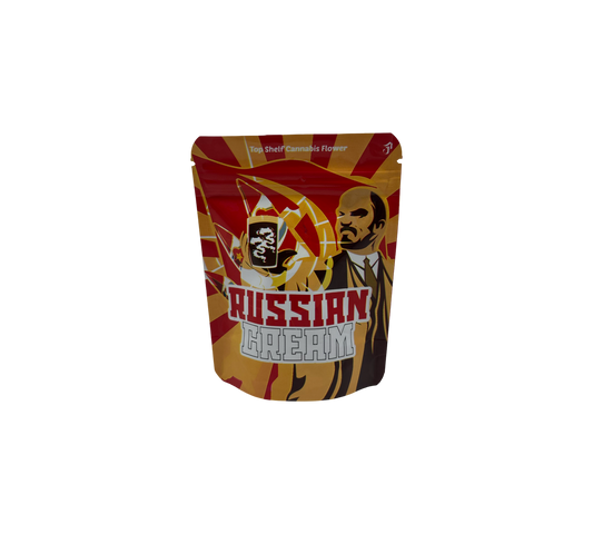 10x Russian Cream - leere PE Verpackungen