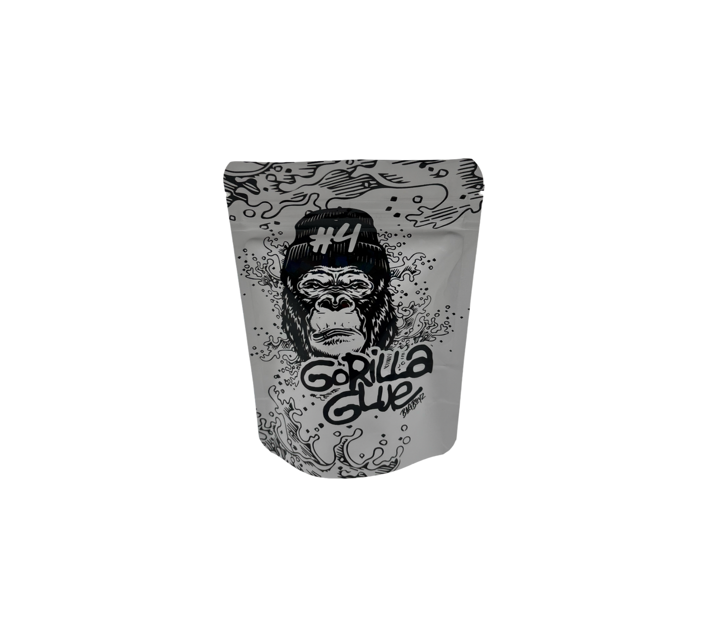 10x White Gorilla - leere PE Verpackungen