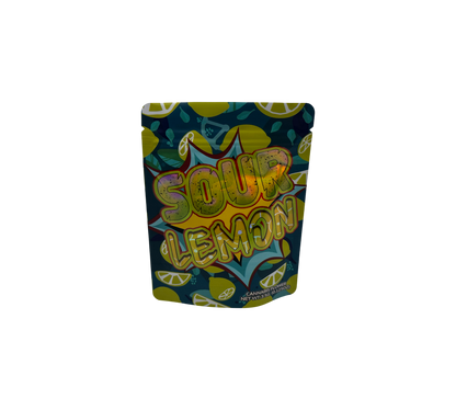 10x Sour Lemon - leere PE Verpackungen