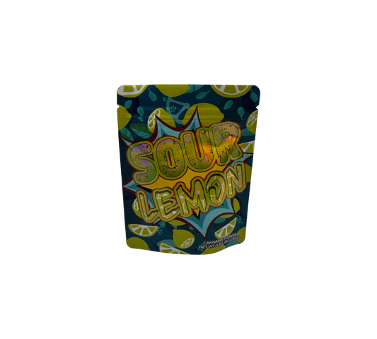 10x Sour Lemon - leere PE Verpackungen