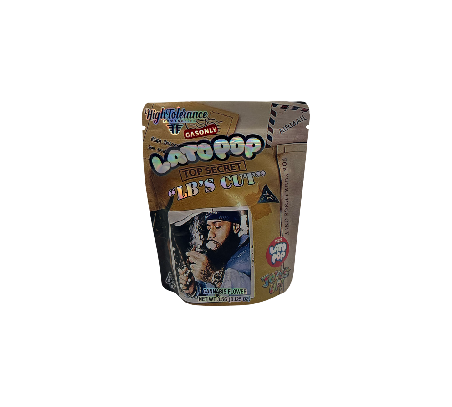10x Gangster Pop - leere PE Verpackungen