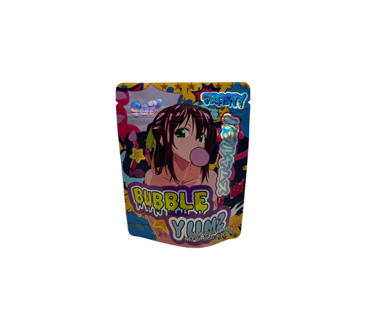 10x Bubble Yum - leere PE Verpackungen