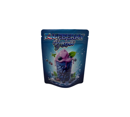 10x Blueberry Boba - leere PE Verpackungen