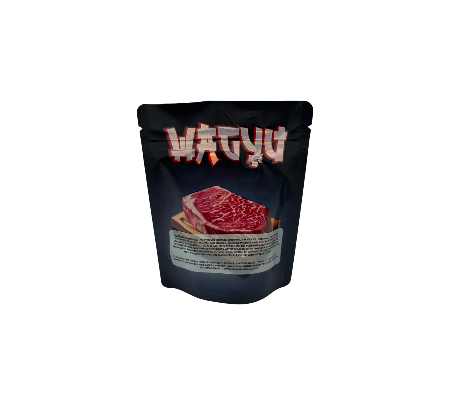 10x Black Wagyu - leere PE Verpackungen