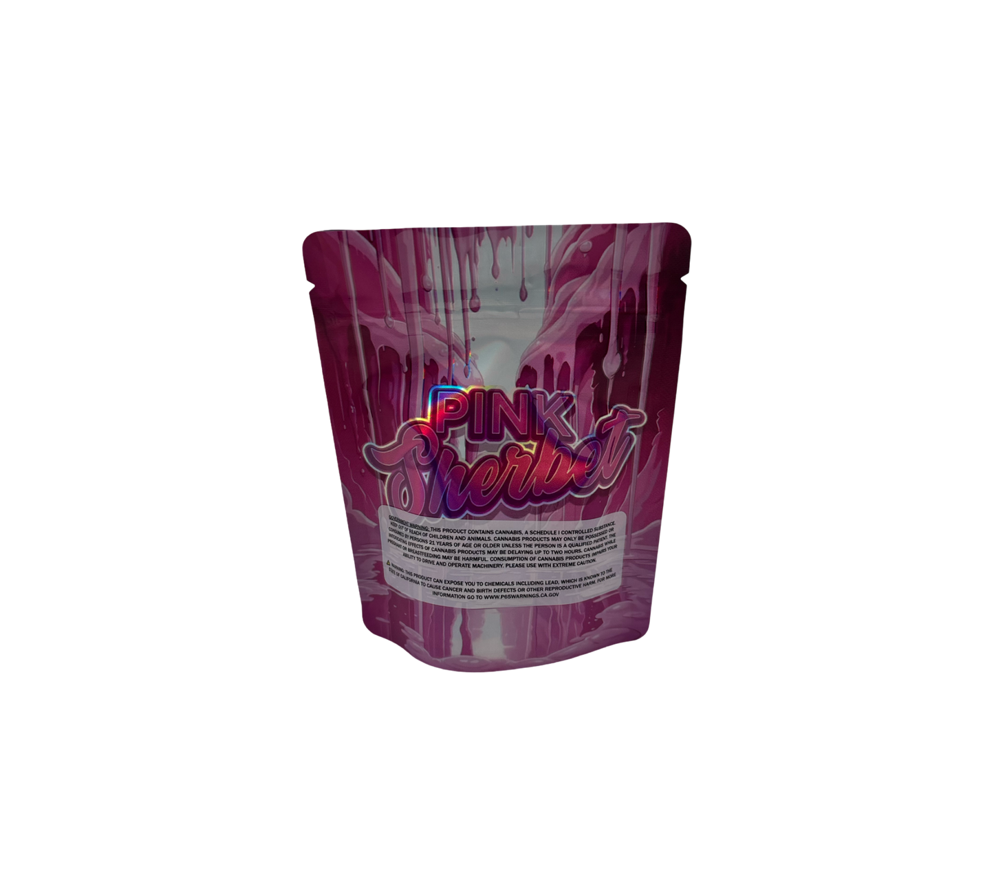 10x Pink Sherbet - leere PE Verpackungen