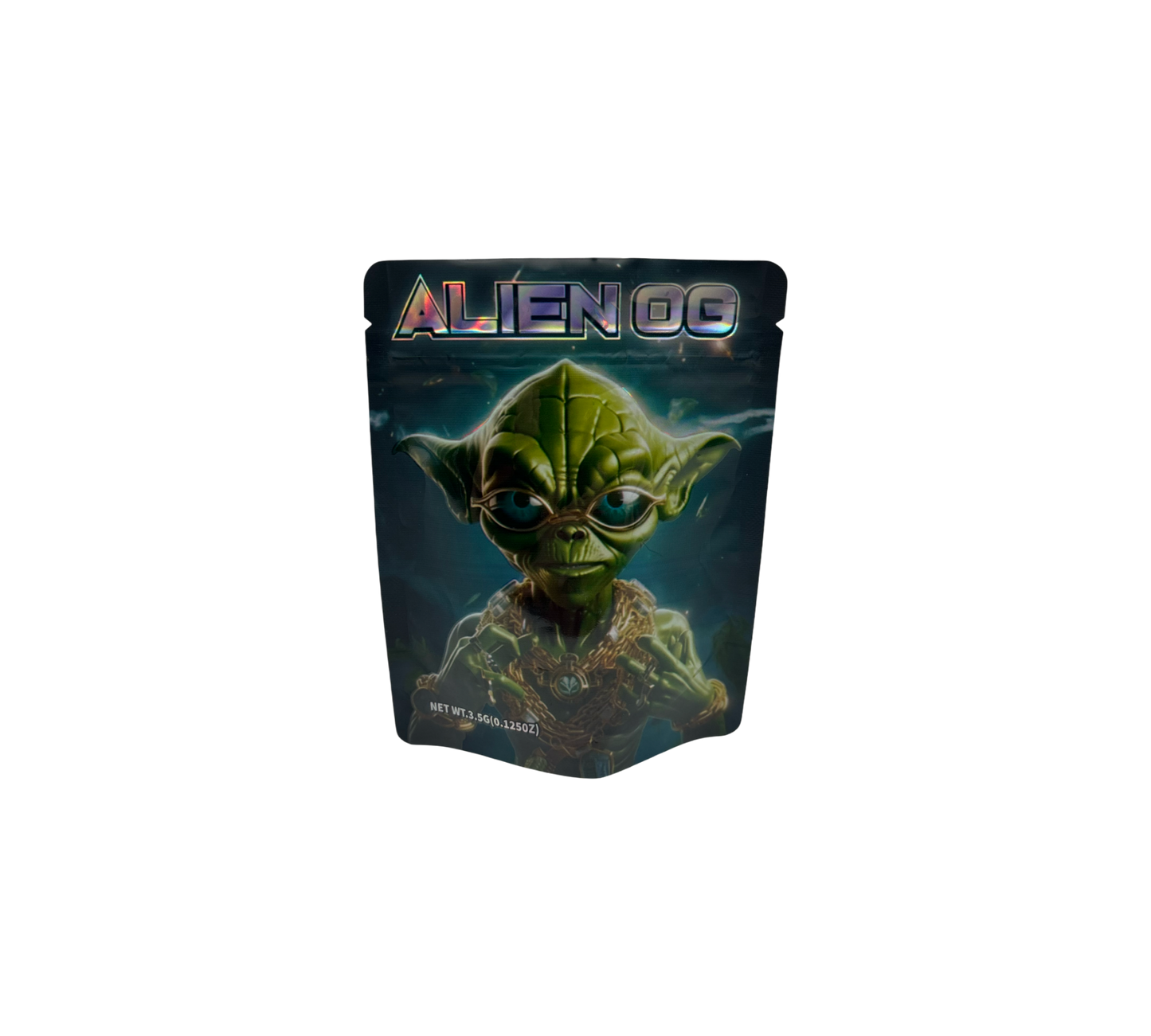 10x Alien OG- leere PE Verpackungen