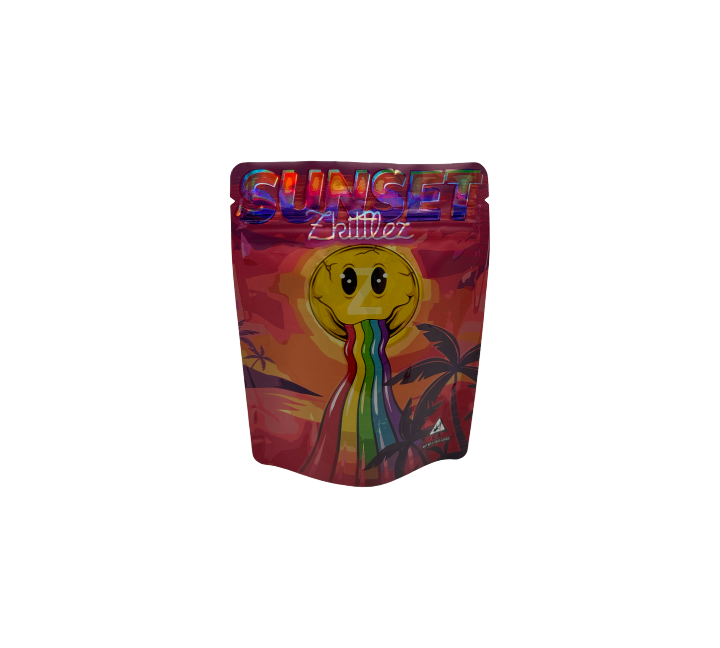 10x Sunset Zkittlez - leere PE Verpackungen