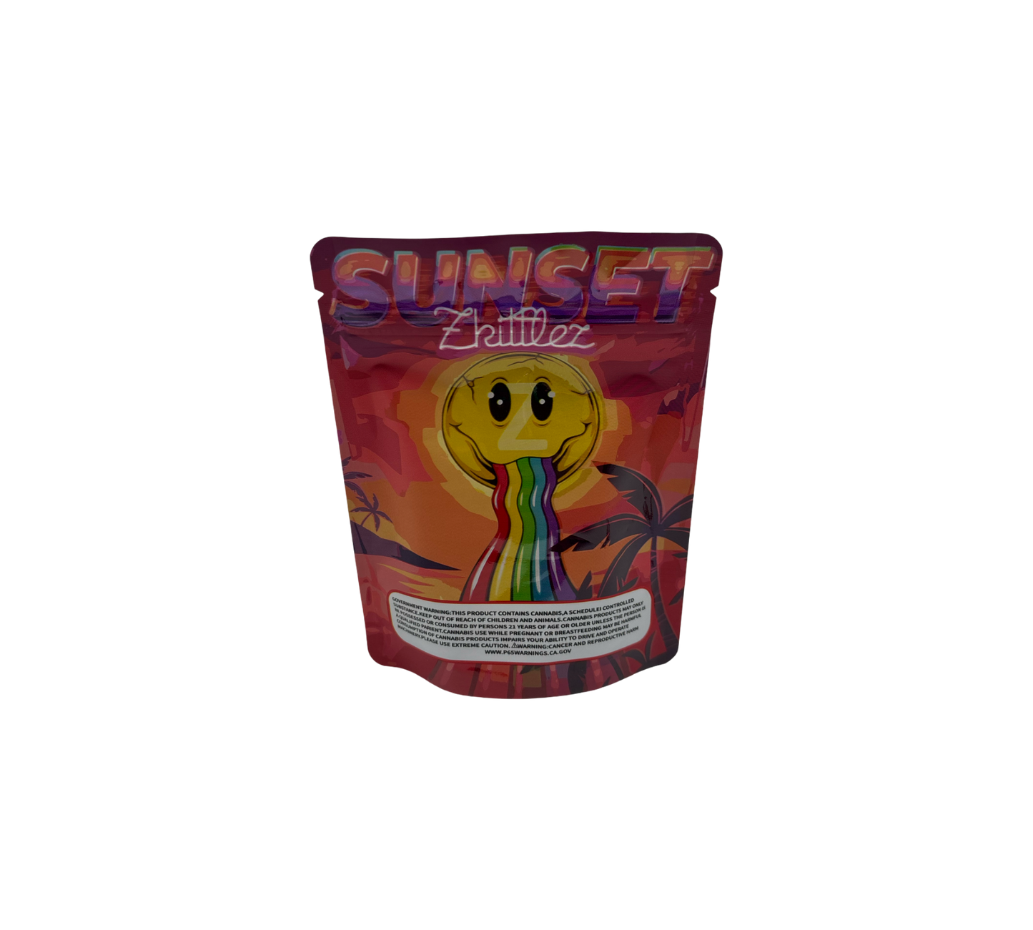 10x Sunset Zkittlez - leere PE Verpackungen