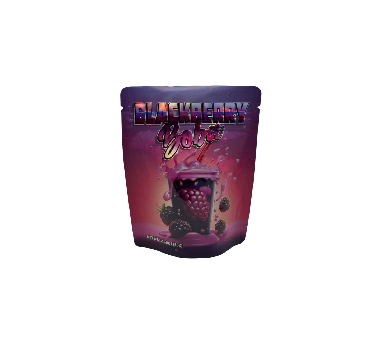 10x Blackberry Boba - leere PE Verpackungen