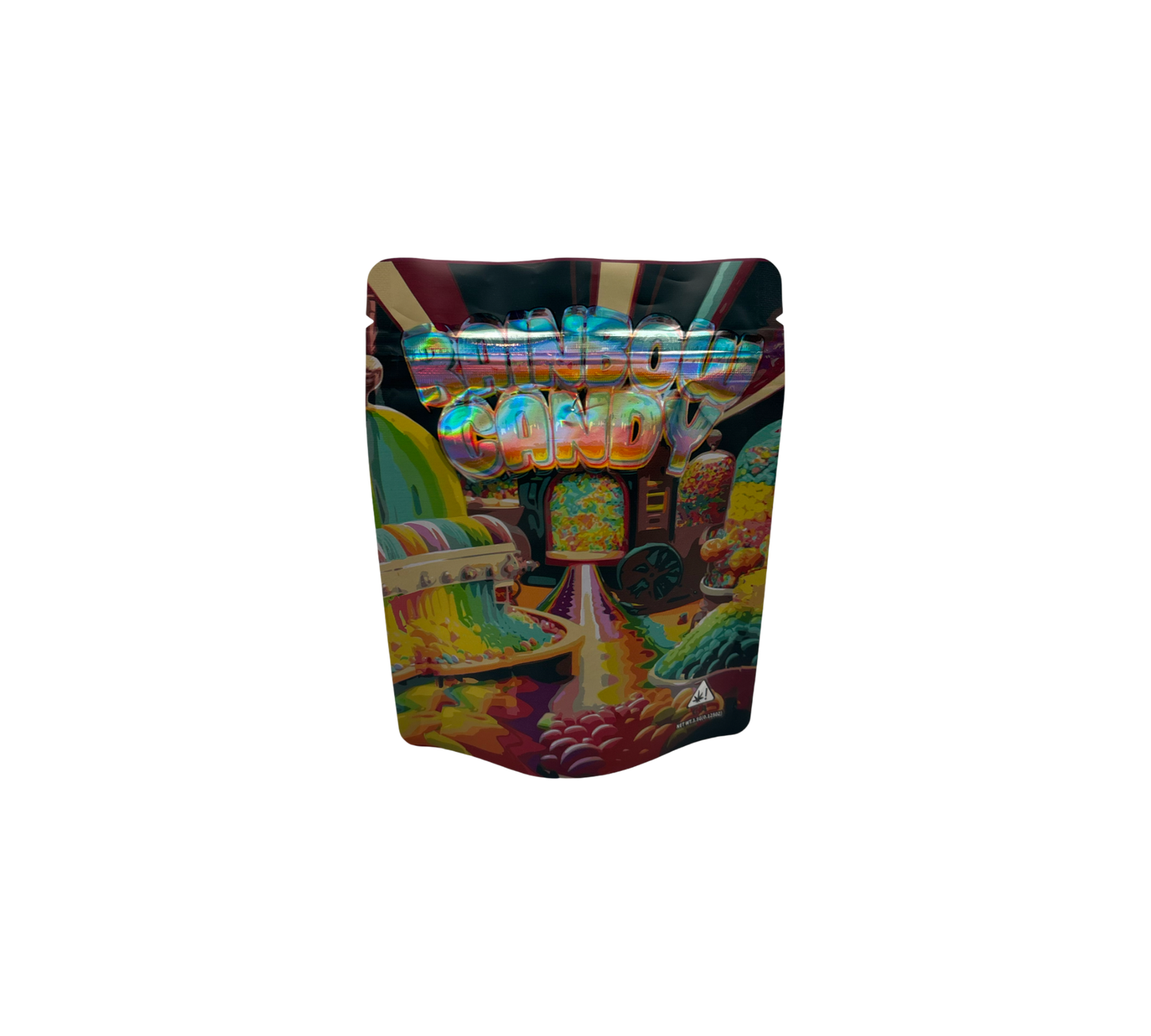 10x Rainbow Candy - leere PE Verpackungen