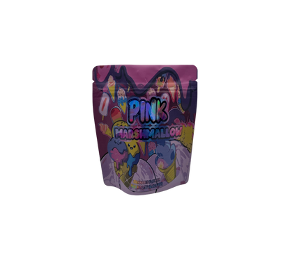 10x Pink Marshmallow - leere PE Verpackungen