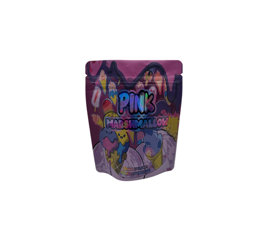 10x Pink Marshmallow - leere PE Verpackungen
