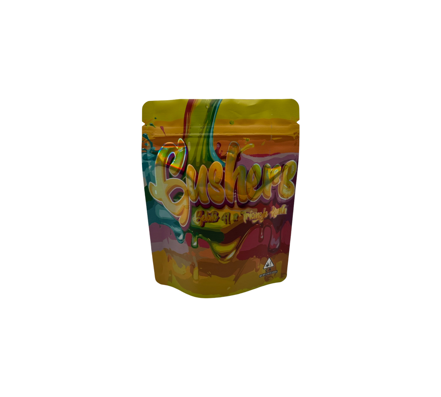 10x Gushers - leere PE Verpackungen
