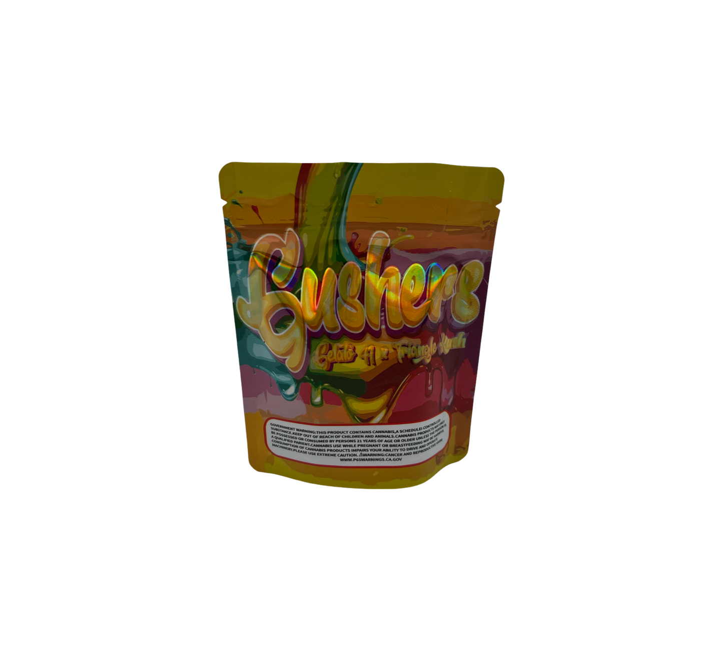 10x Gushers - leere PE Verpackungen