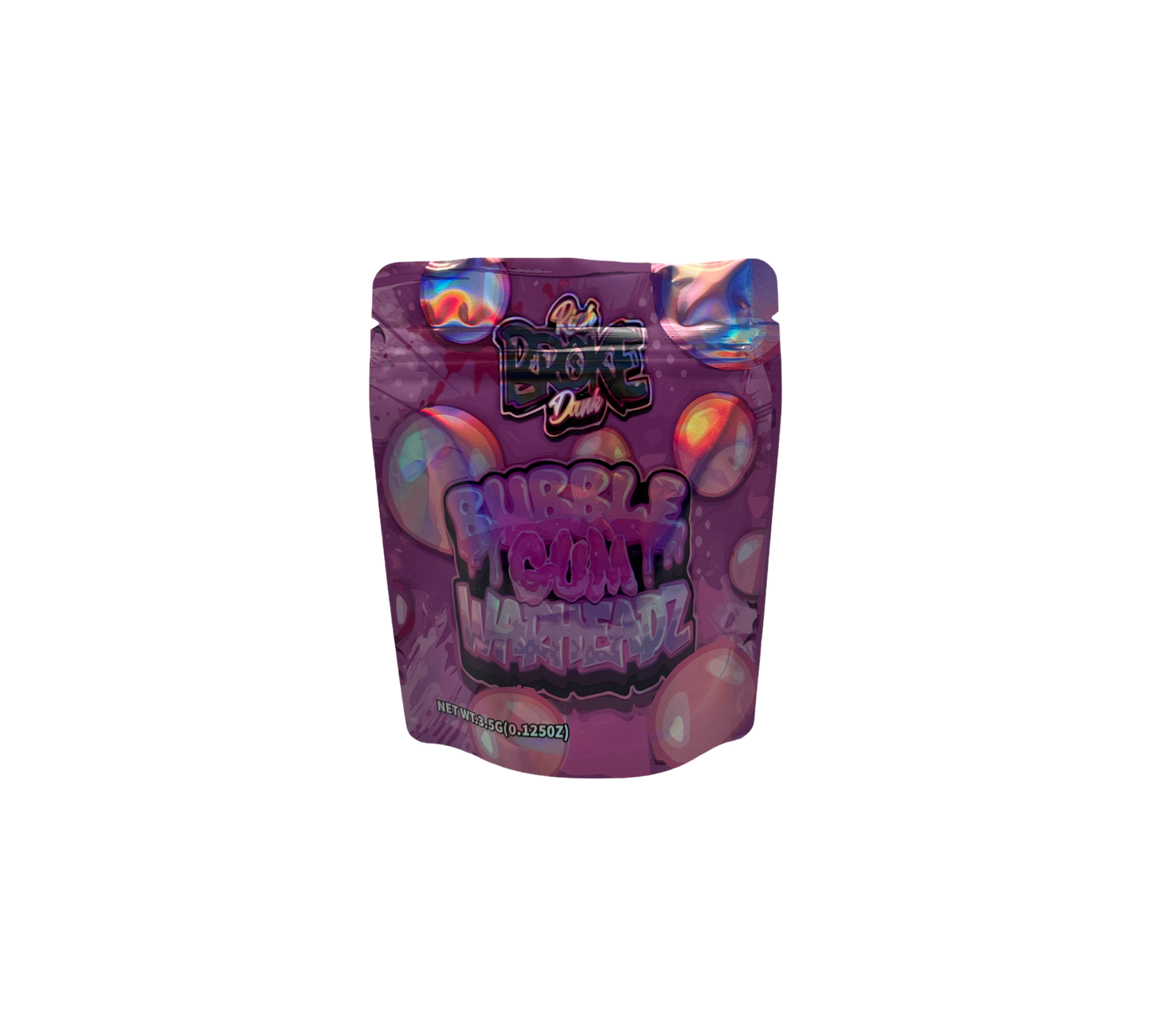 10x Bubble Gum War - leere PE Verpackungen